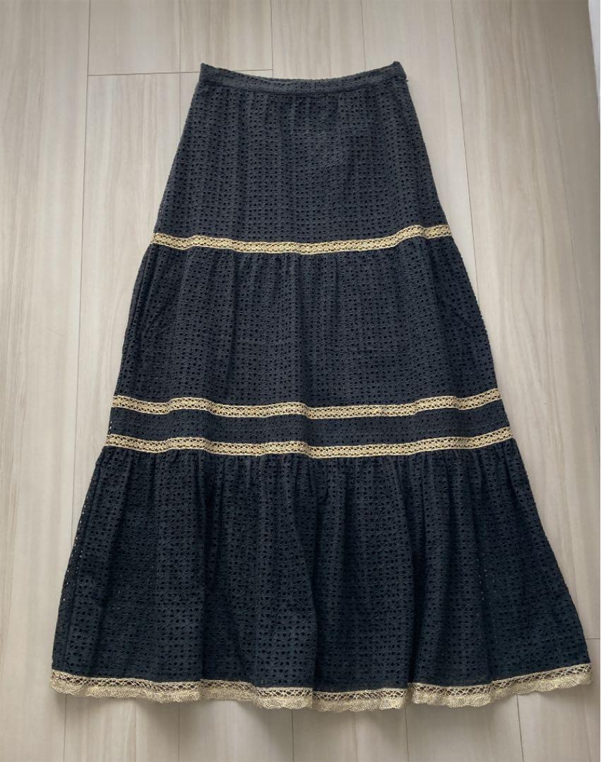 最新品好評 Sara mallika レース マキシ丈スカート XqKzY-m33497640125 得価大人気