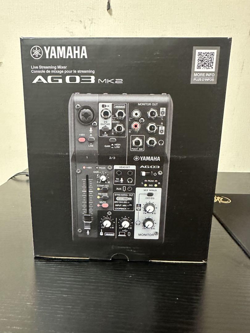 YAMAHA AG03 mk2ライブストリーミングミキサー