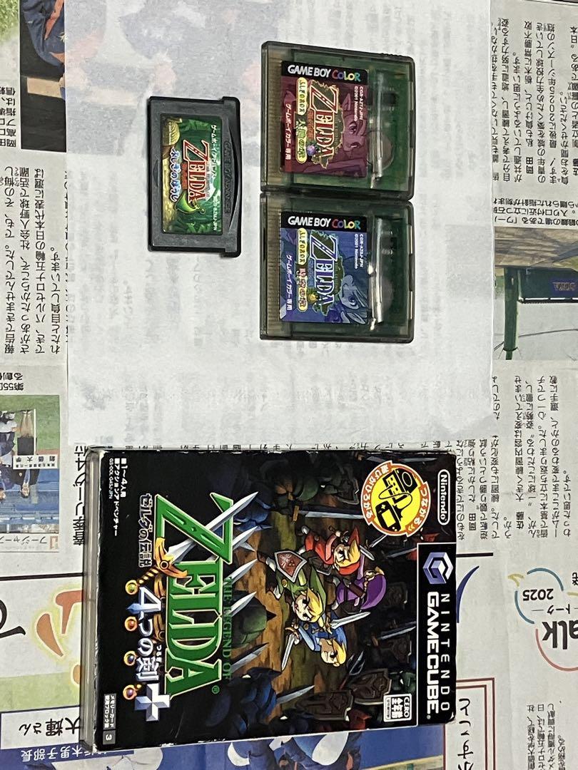 ゼルダの伝説 大地の章 時空の章 ふしぎなぼうし 4つの剣+ まとめ売り