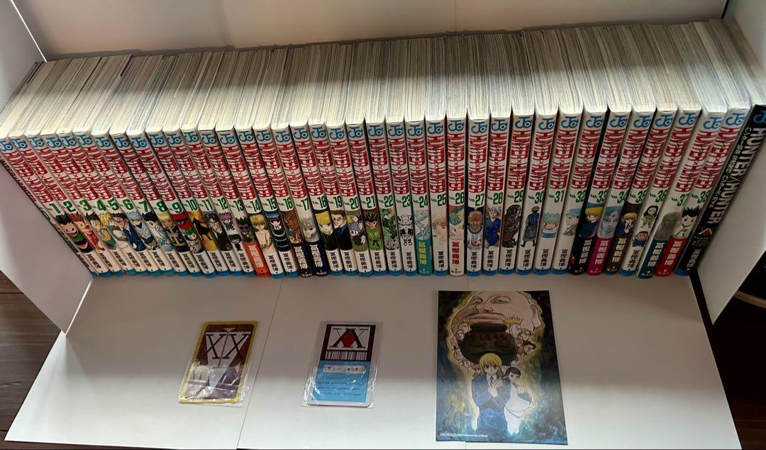 HUNTER×HUNTER 1巻〜38巻 全巻セット 0巻 ガイドブック おまけ