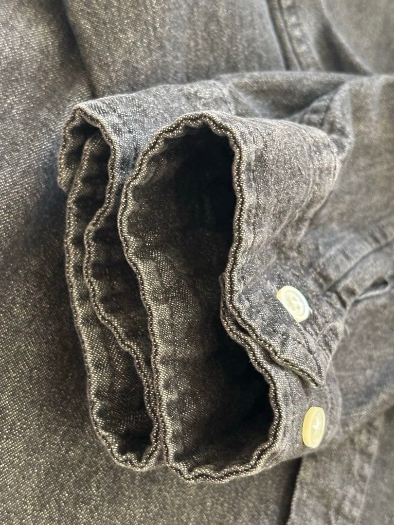 NOMBRE IMPAIRブラックデニムコートワンピース【新品未使用】 NOMBRE IMPAIRブラックデニムコートワンピース【新品未使用】