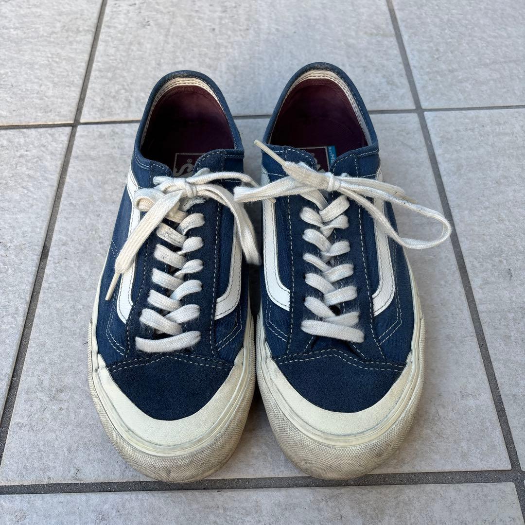 バンズ VANS オールドスクール　ブルー　サイズ２６　スニーカー　靴
