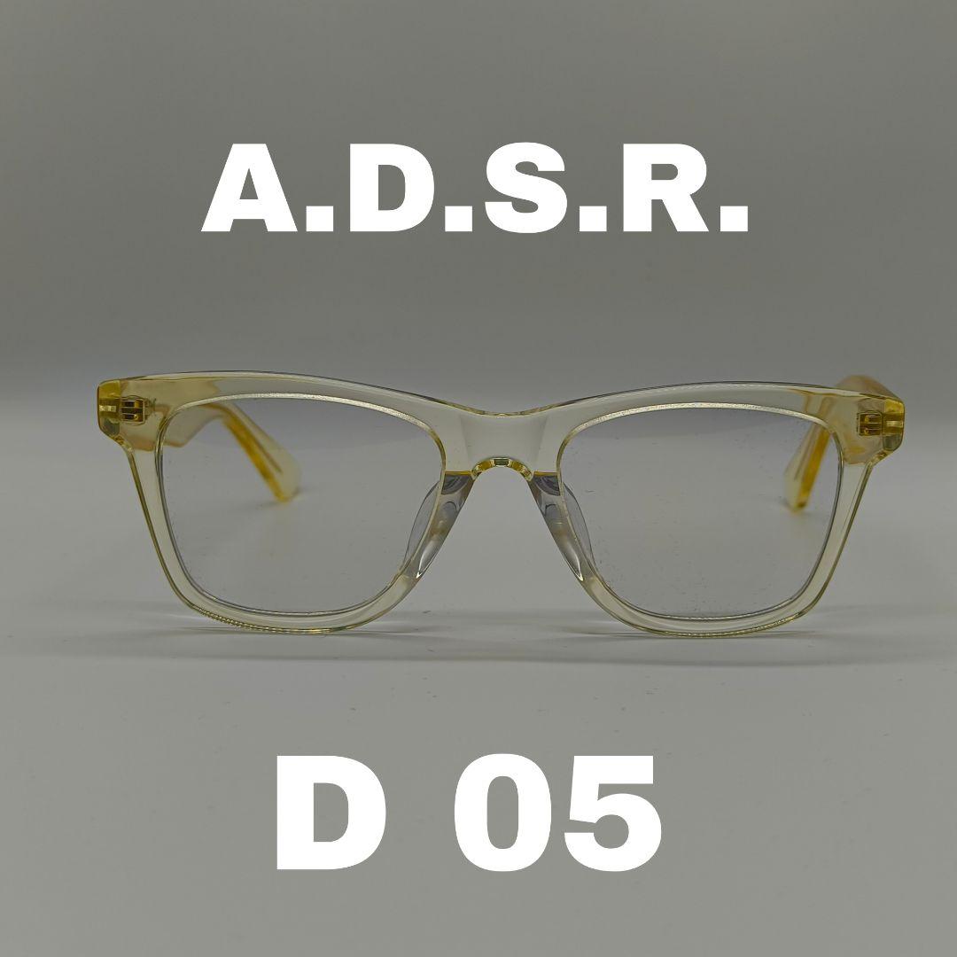 A.D.S.R. D 05 クリアフレーム メガネ