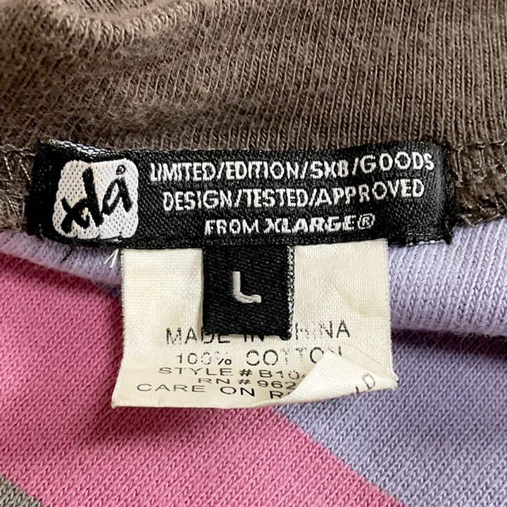 国産好評 OLD XLARGE L SK8 マルチボーダーカットソー 長袖 裏原 O5L8V-m33503317960 低価正規品