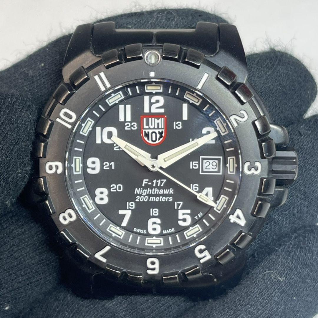 新品電池 Luminox F-117 Nighthawk ブラック