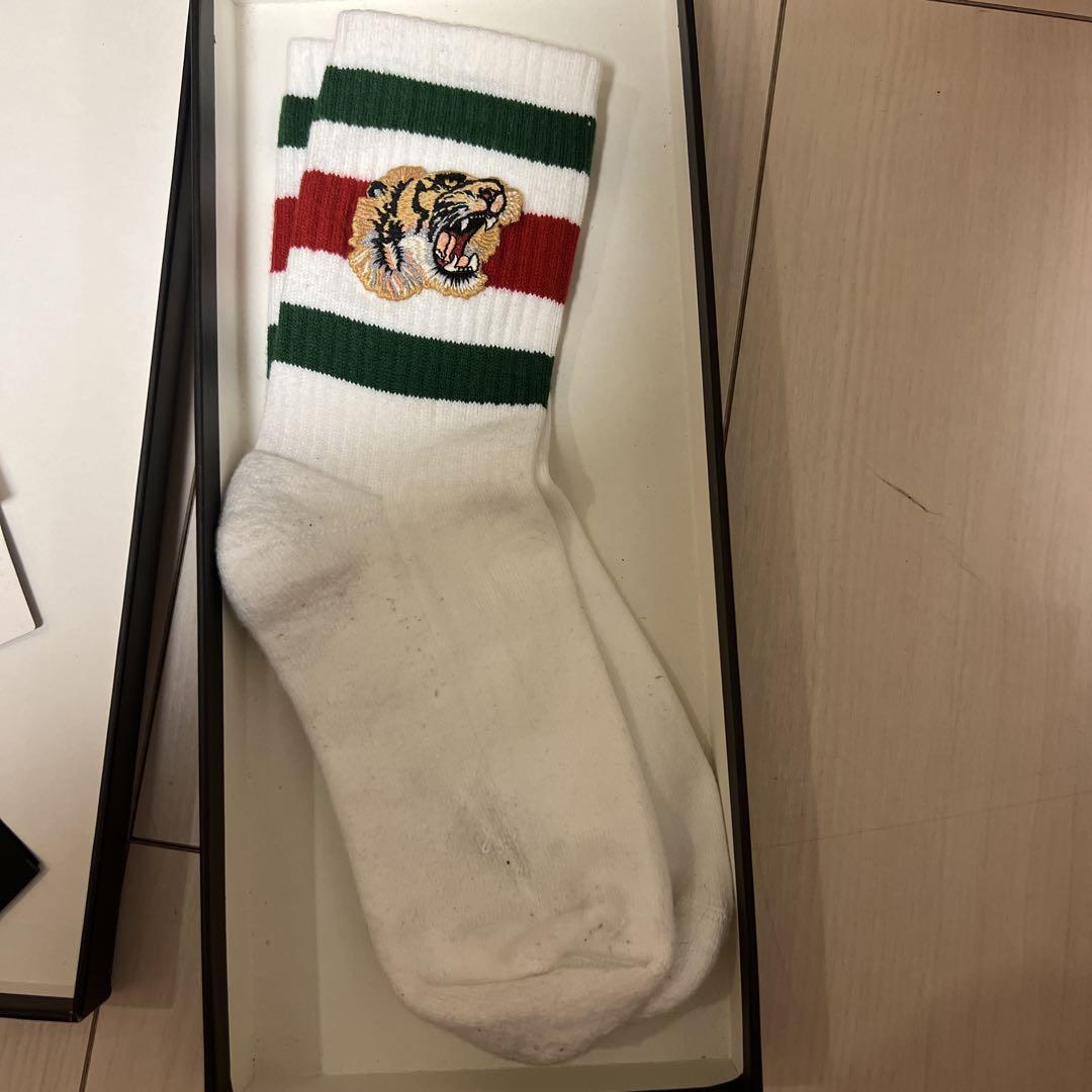 GUCCI  グッチ　タイガー　ソックス　靴下