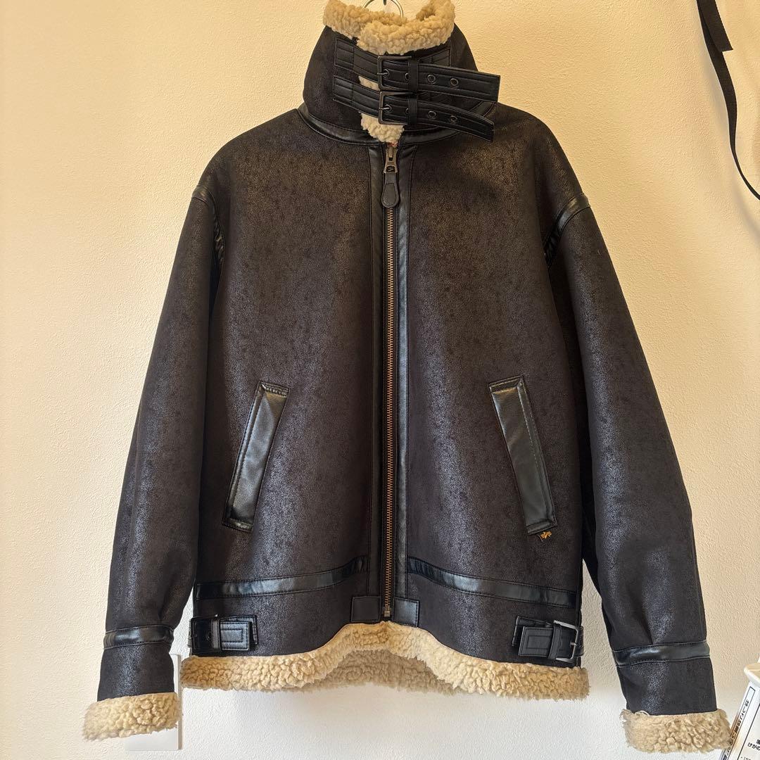 【ALPHA INDUSTRIES】B-3 フェイクムートンジャケット