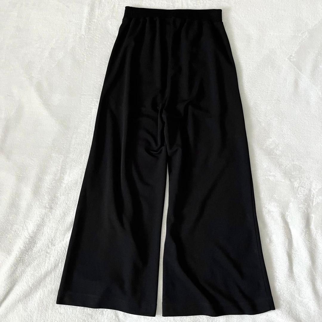 BEARDSLEY ドライタッチパンツ　ブラック　ビアズリー　ワイドパンツ　1