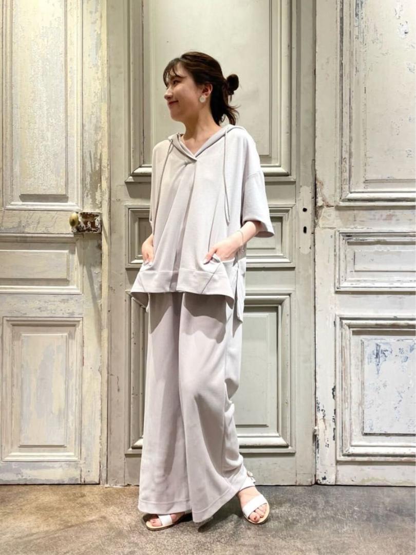 BEARDSLEY ドライタッチパンツ　ブラック　ビアズリー　ワイドパンツ　1