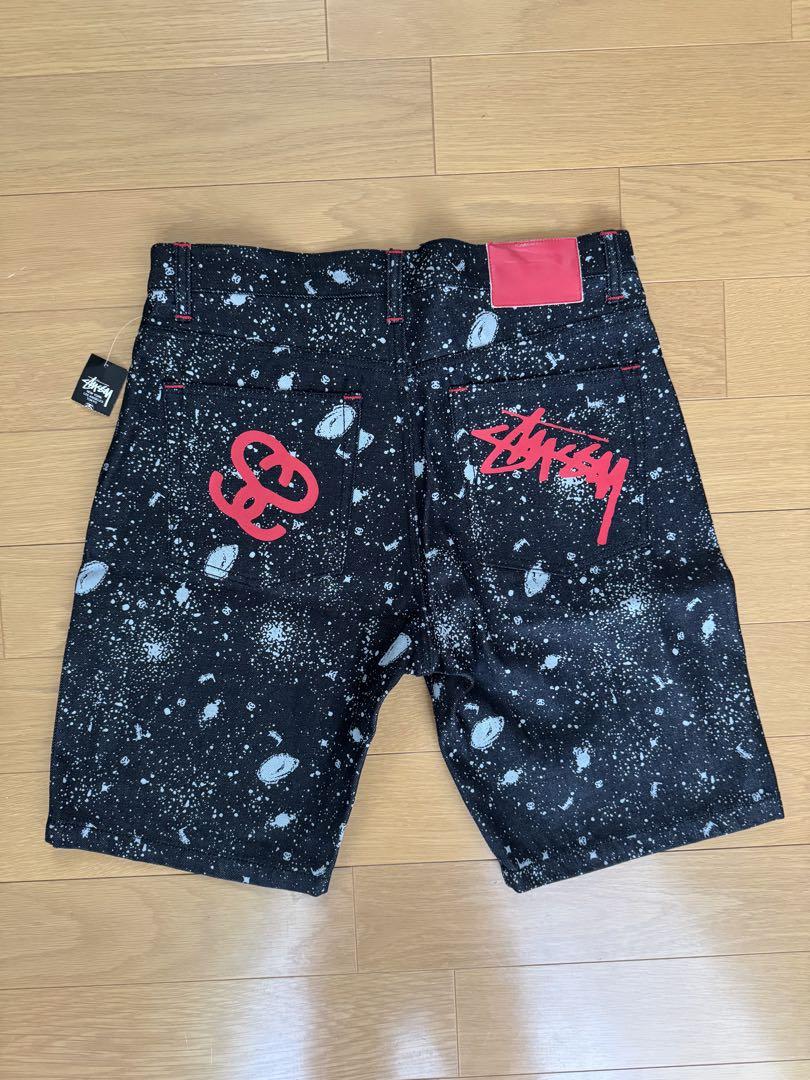 STUSSY GLXY DNM SHORTデニムショートパンツ 32