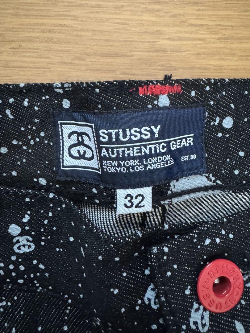 STUSSY GLXY DNM SHORTデニムショートパンツ 32