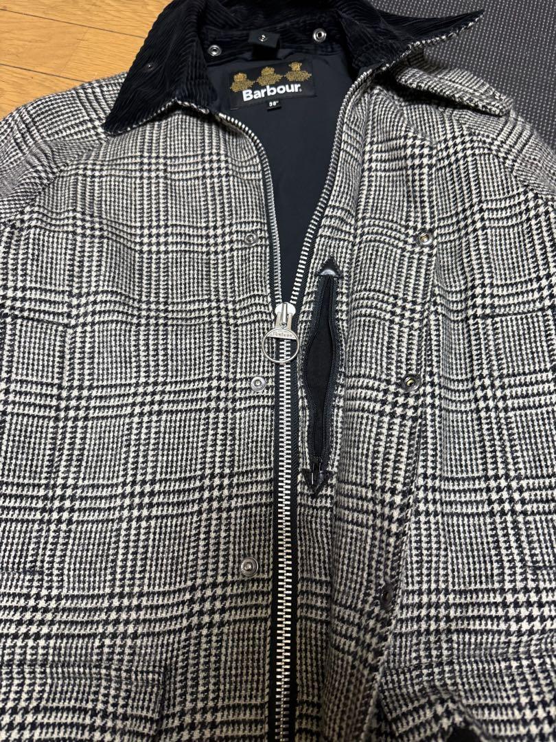 Barbour チェスターコート 38インチ チェック柄
