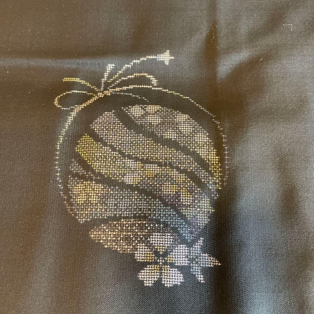 正絹紗紬小紋フルセット4点 美品着物＋夏名古屋帯+帯締め+夏帯揚げ