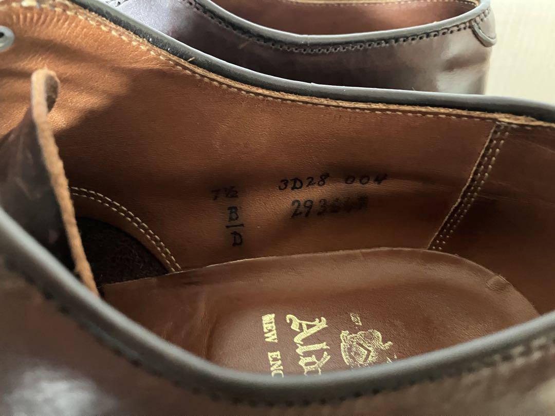 【値下げ】ALDEN オールデン29364F クロムエクセル　サイズ7 1/2D