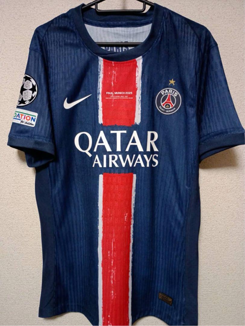 2025UEFA C決勝 PSG クヴァラツヘリア レプリカユニフォーム（H