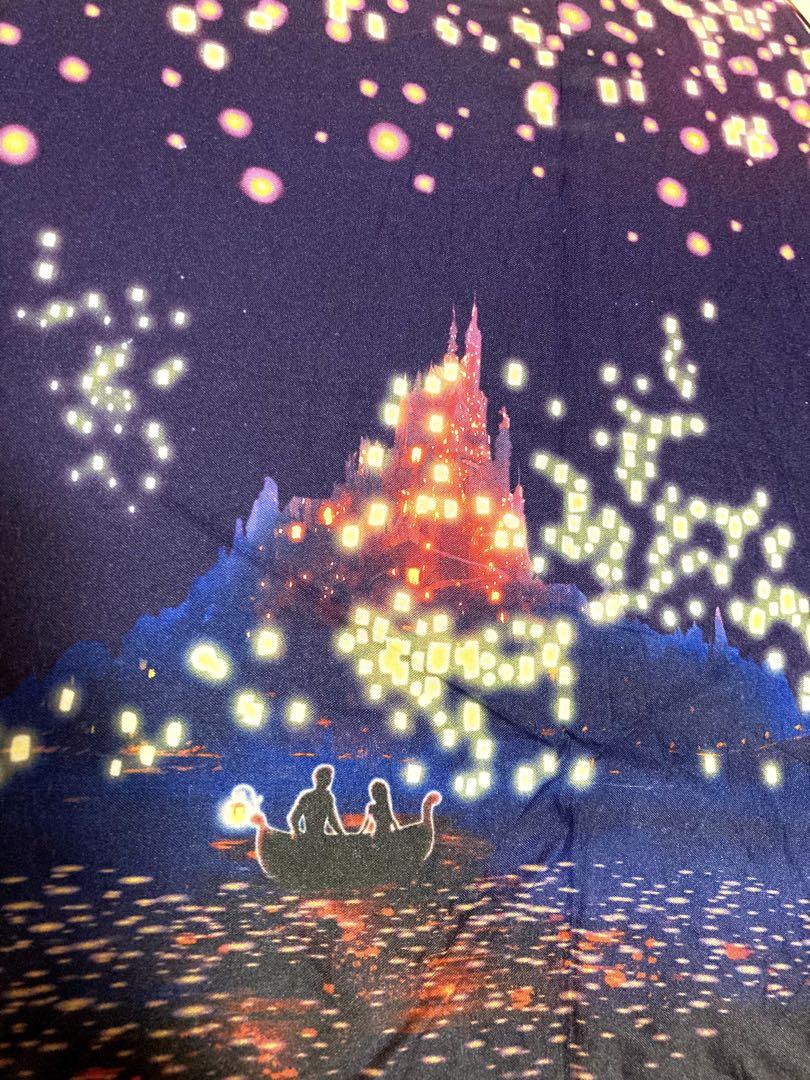ディズニー　ラプンツェル　ラインドロップス　晴雨兼用 ディズニー☆ラプンツェル】晴雨兼用 折り畳み傘 LINEDROPS