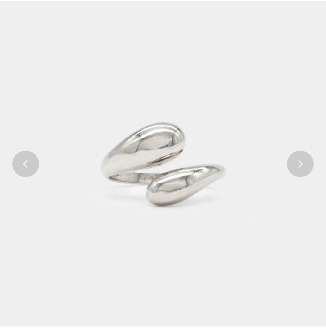 13lue drop ring Deformation ring 2点セット アクセサリー