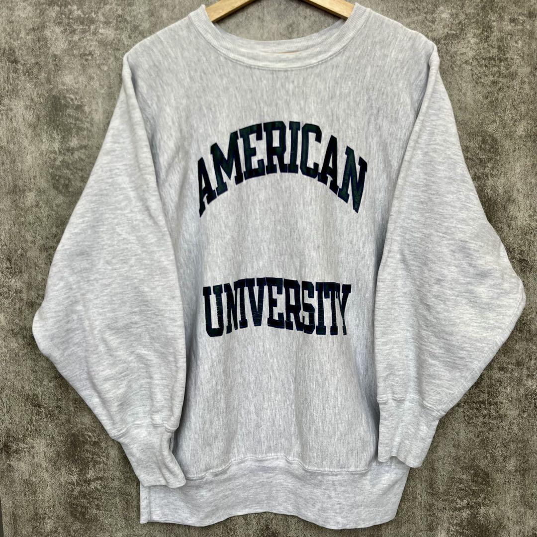 90s Champion チャンピオン リバースウィーブ　usa製 グレー　XL
