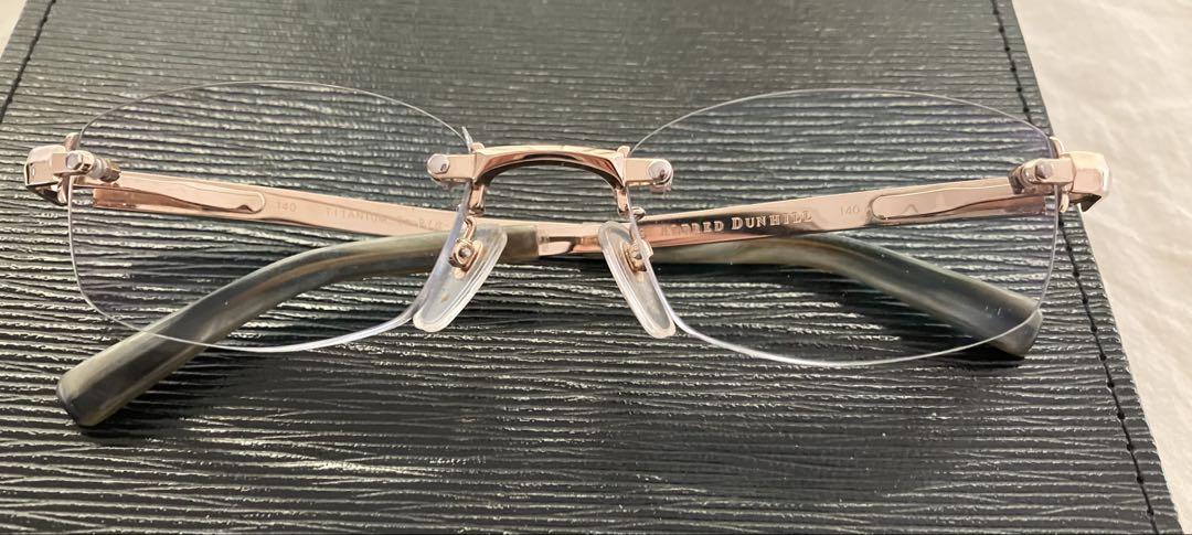 ALFRED DUNHILL アルフレッド ダンヒル 眼鏡チタン　メンズ　中古