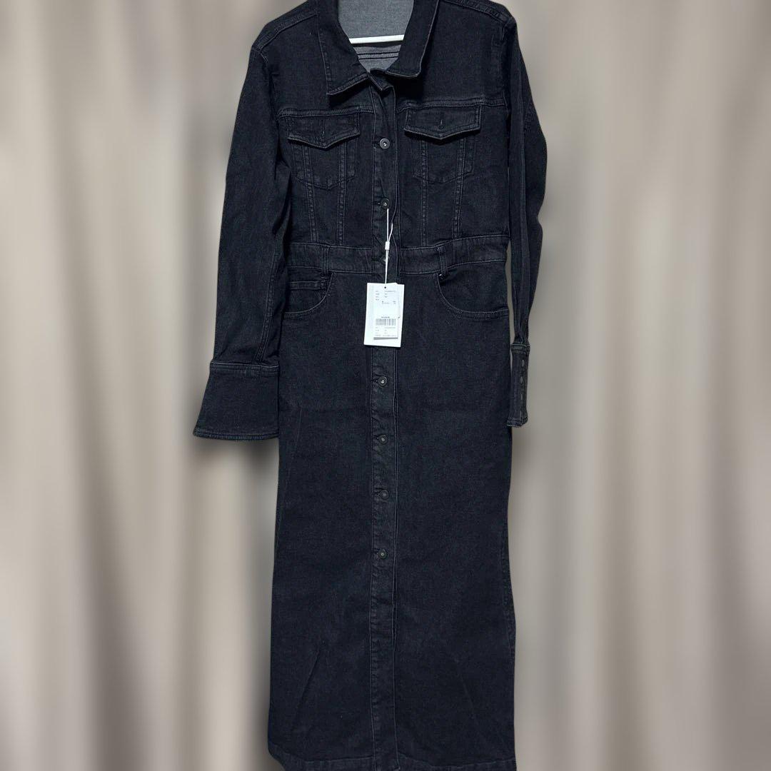 【新品未使用 】　Ameri vintage ワンピース ameri vintage デニムロングワンピース 新品 未使用 - メルカリ