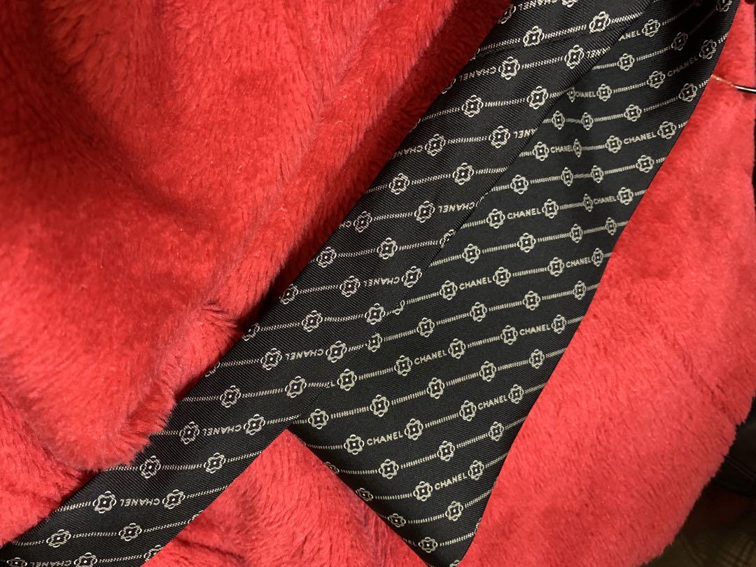 CHANEL シルクネクタイ ブラック。美品。
