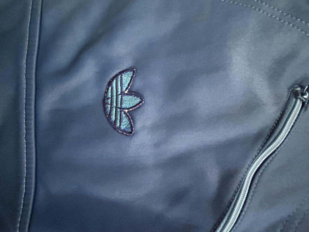 adidas ダークブルー ジャージ ジャケット