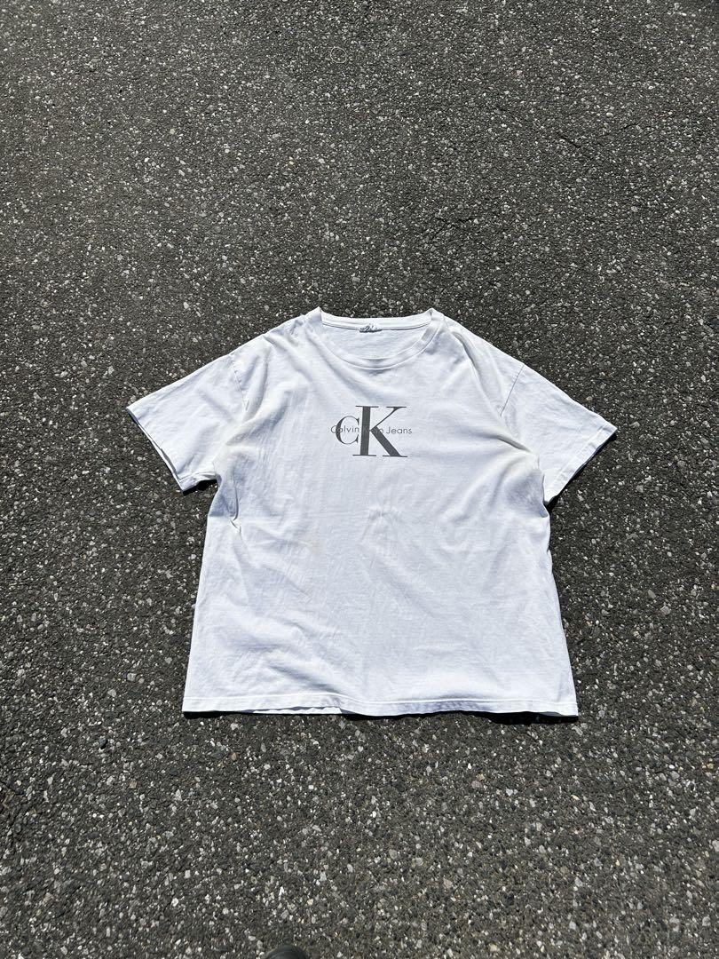90s Calvin Klein tシャツ made in usa