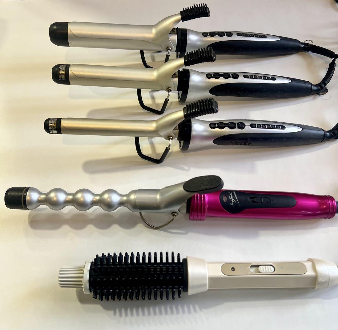 Nobby カールアイロンなど5本セット
