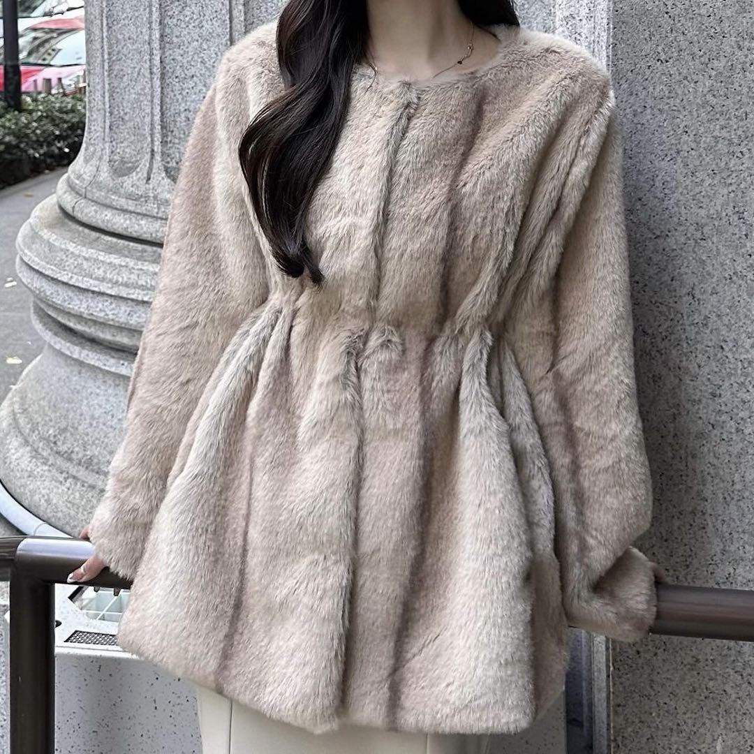 fuyu様専用 YILON Waistmark eco fur coat