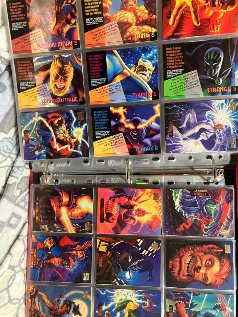 マーベルマスターピース1994 ノーマルカード全140種コンプ目立った傷や汚れなし UP786_INFO