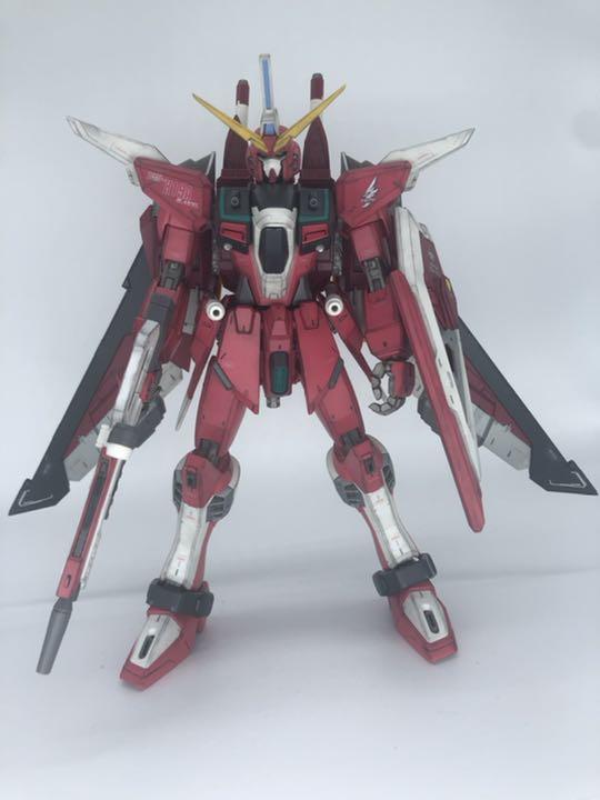 MG1/100インフィニットジャスティスガンダム/全塗装/完成品 インフィニットジャスティス全塗装完成品[G-works] - YouTube