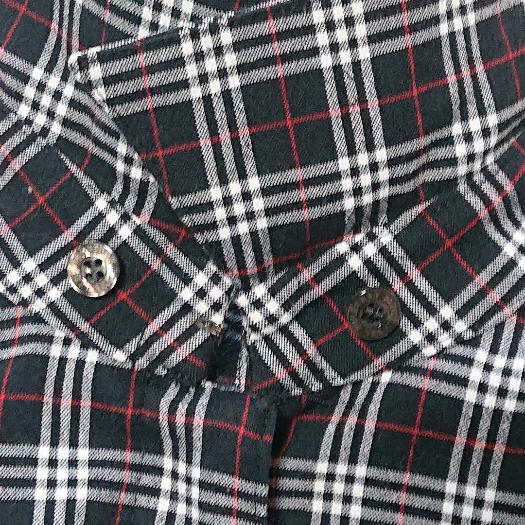 BURBERRYBLUE LABEL シャツワンピース ホースロゴ Aライン