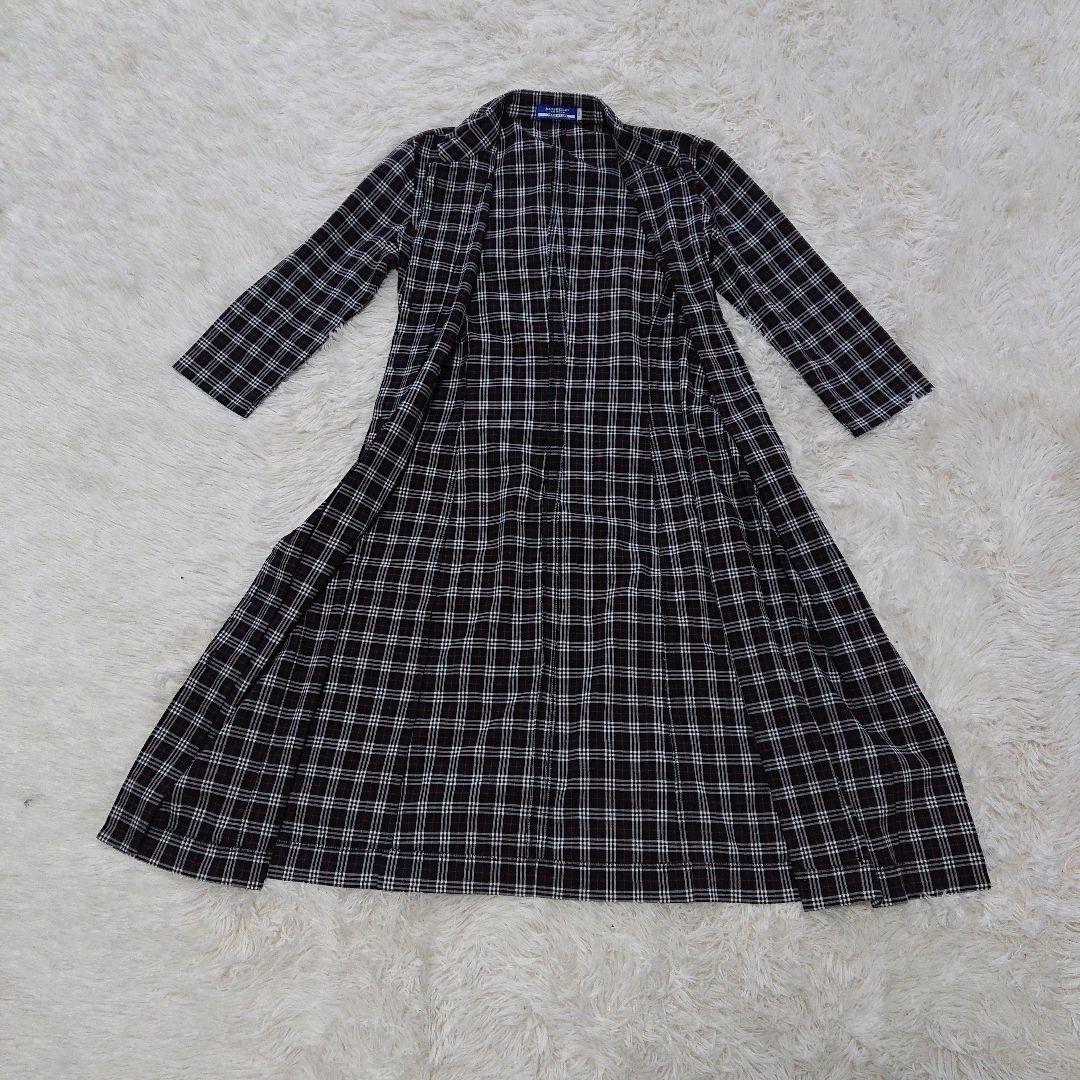 BURBERRYBLUE LABEL シャツワンピース ホースロゴ Aライン