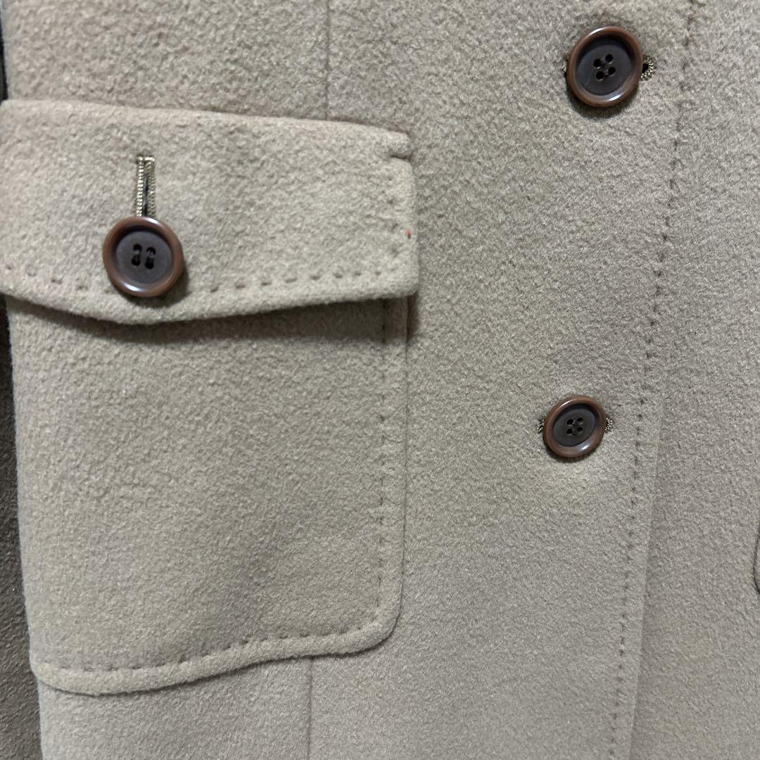 ◇MICHAEL KORS◇ ウールカシミヤ コート フォックスファー付き