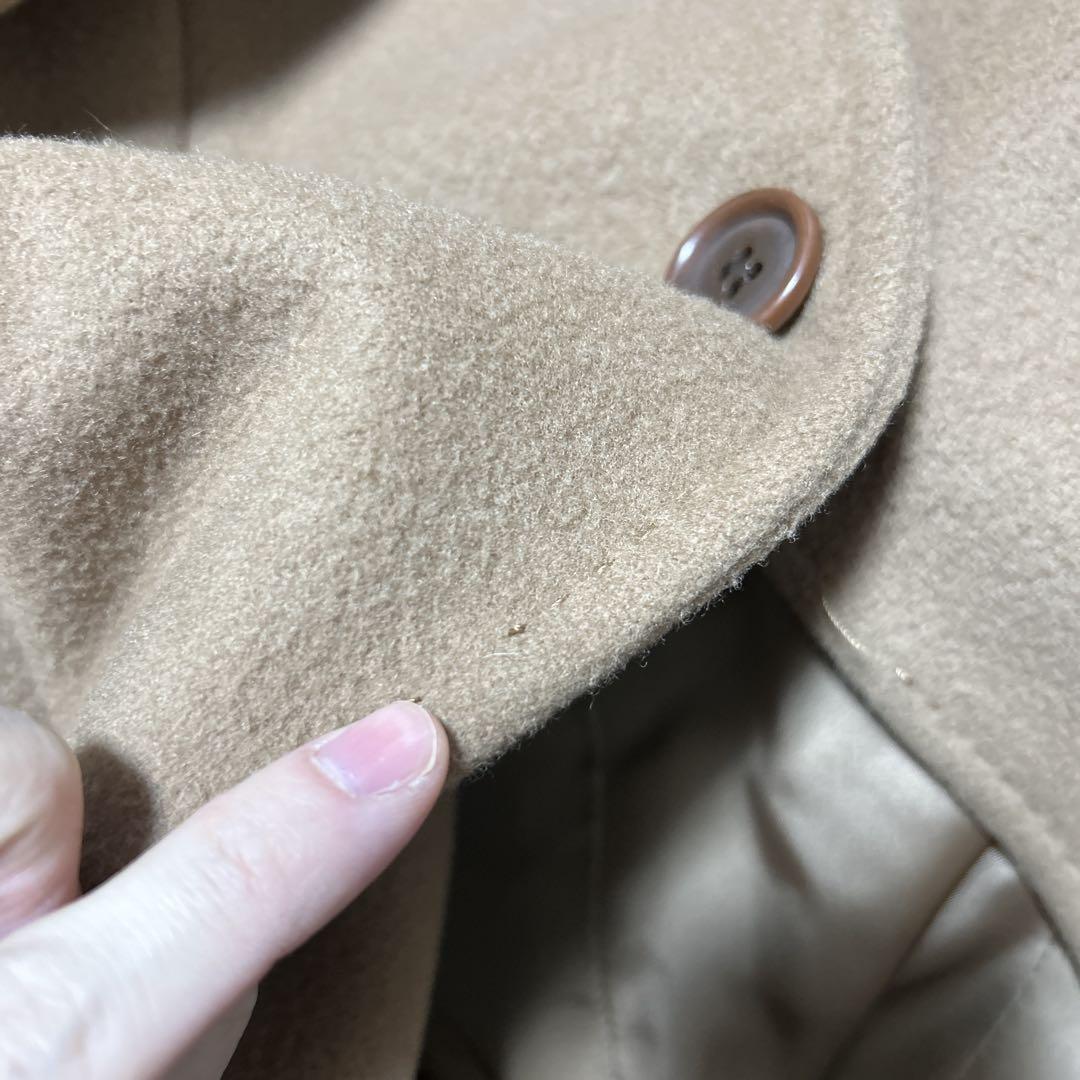 ◇MICHAEL KORS◇ ウールカシミヤ コート フォックスファー付き