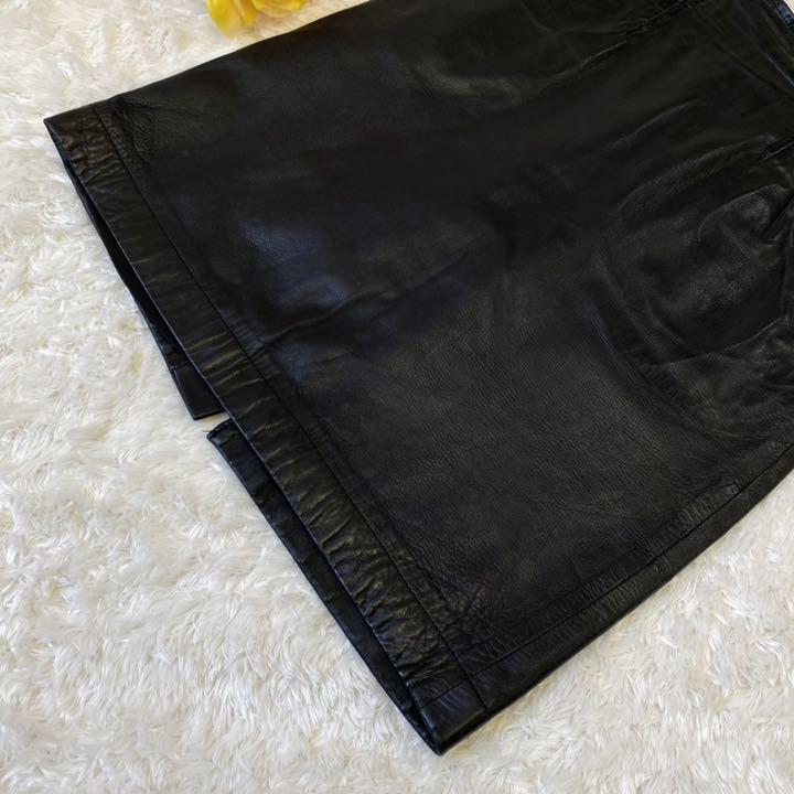 超歓迎安い KENZO スカート ポケット 裏地 Sサイズ KdYpP-m33538739619 Paris ラムレザー 台形 新作入荷新作
