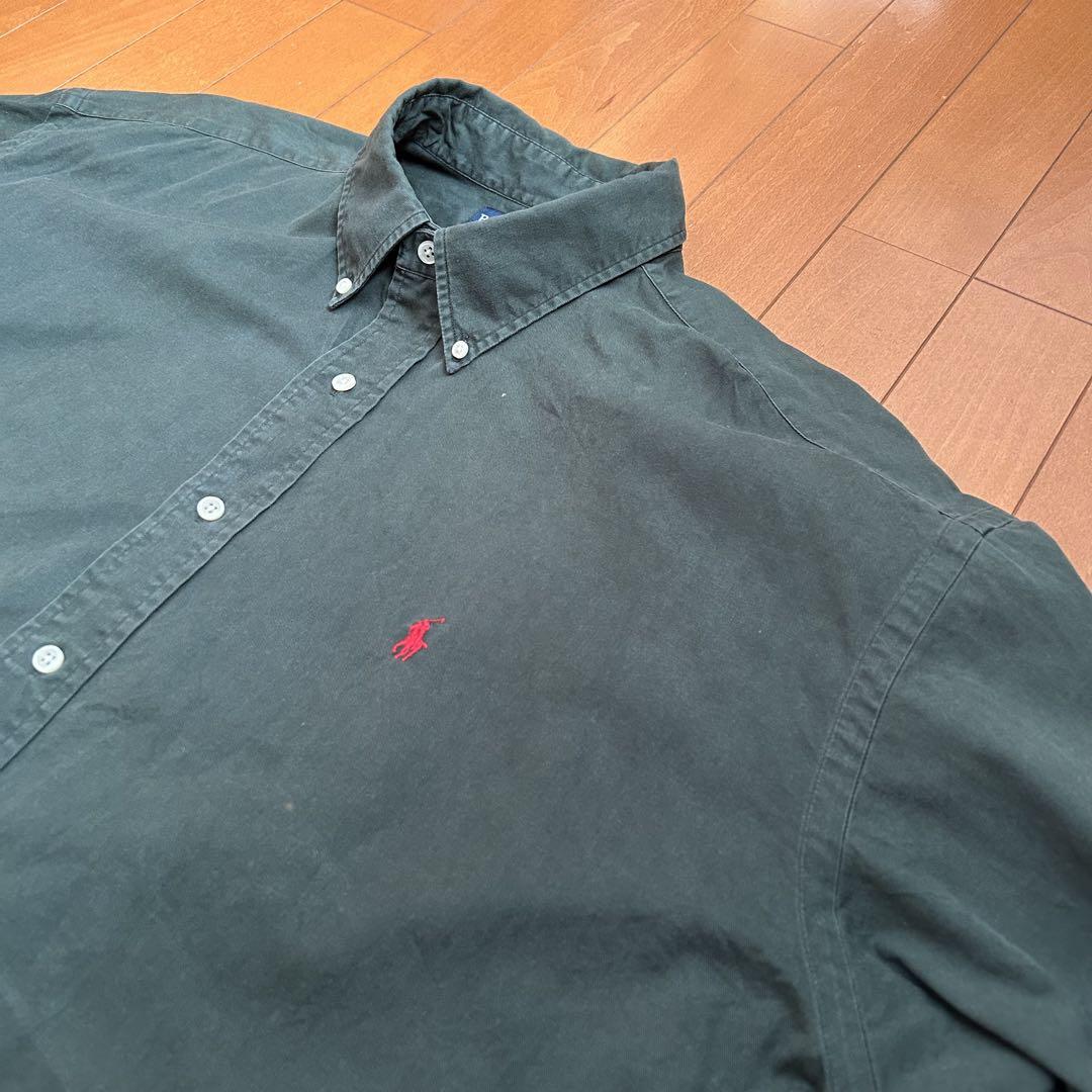 古着 USA製 POLO Ralph Lauren 長袖BDシャツ ワークシャツ
