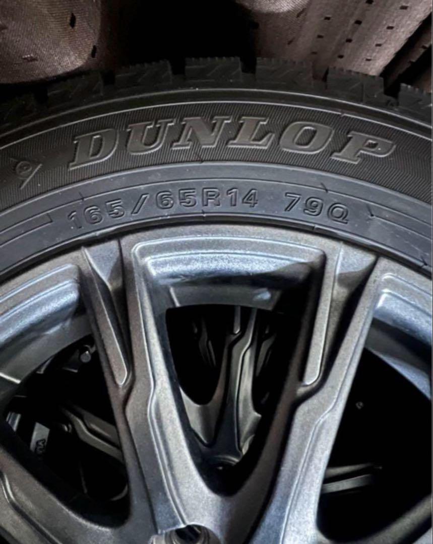 165/65R14, ダンロップ,2020年,pcd-100,2本