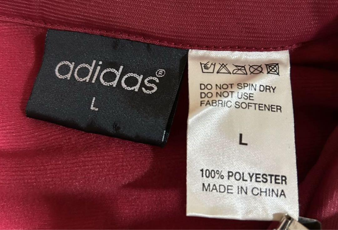 【良品✨️】adidas 90s ヴィンテージ 古着 セットアップ 赤 メンズL