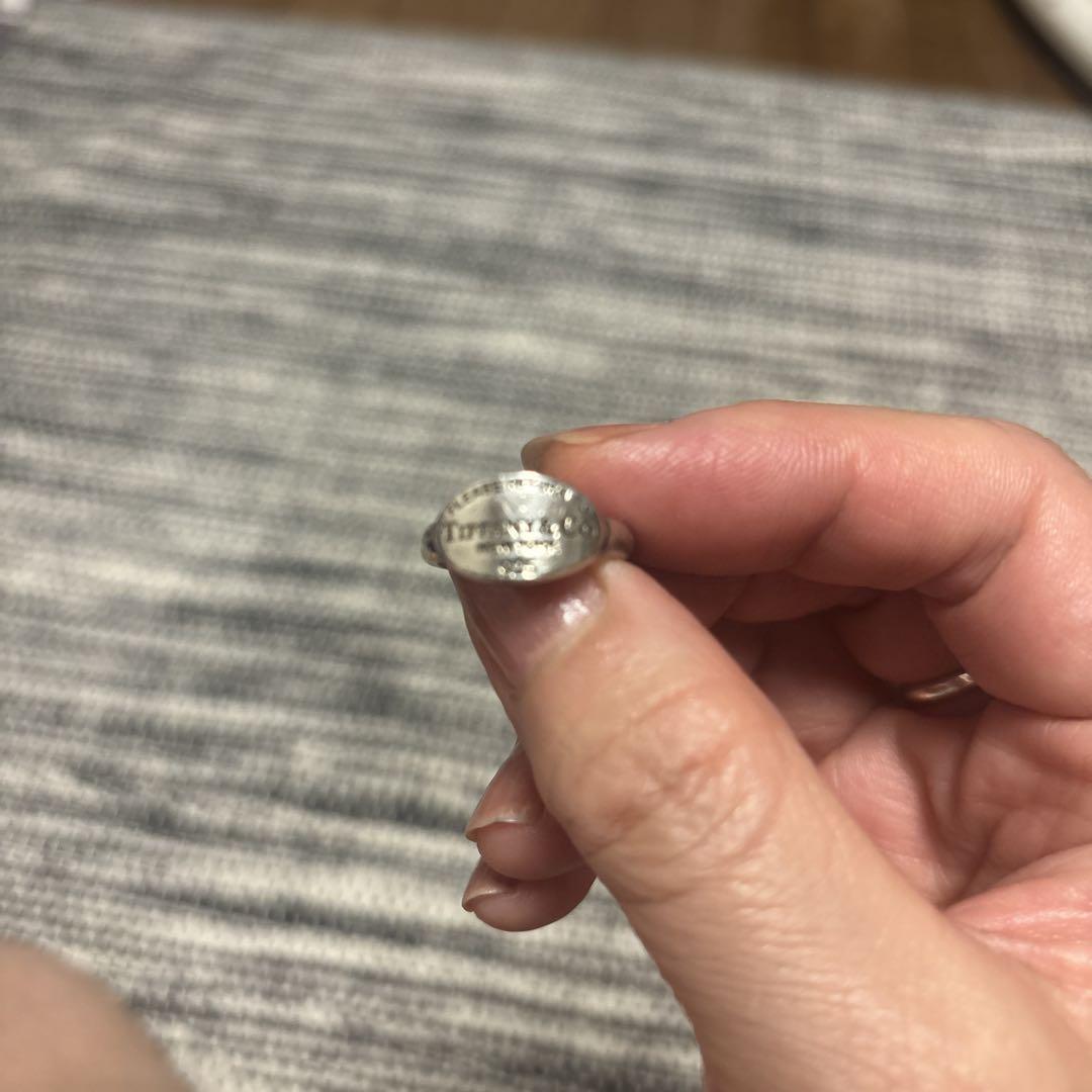 Tiffany & Co. シルバーリング ポーチ付き Tiffany & Co. シルバーリング 専用ポーチ付き