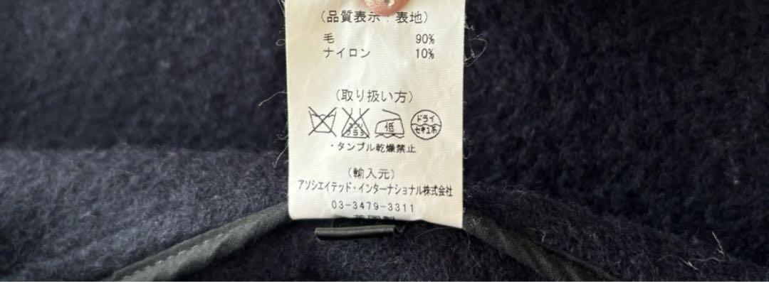 【グローバーオール】2way ダッフルコート　ウールモッサ