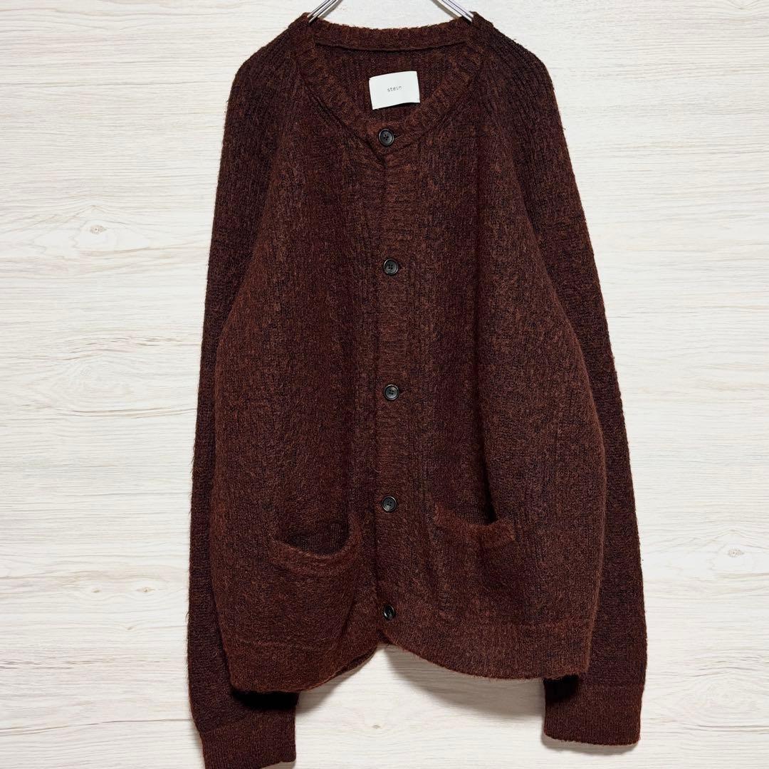 stein SUPER KID MOHAIR CARDIGAN/Brick