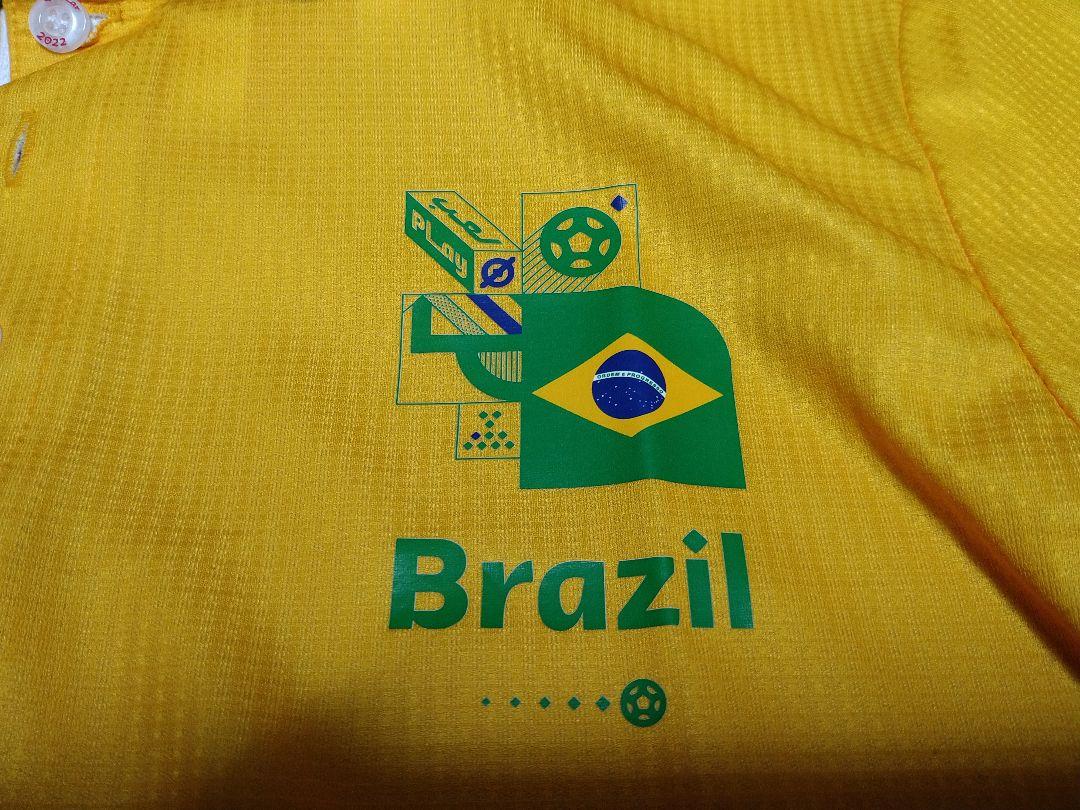 【新品】2022年 サッカー FIFAワールドカップ ブラジル代表ポロシャツM