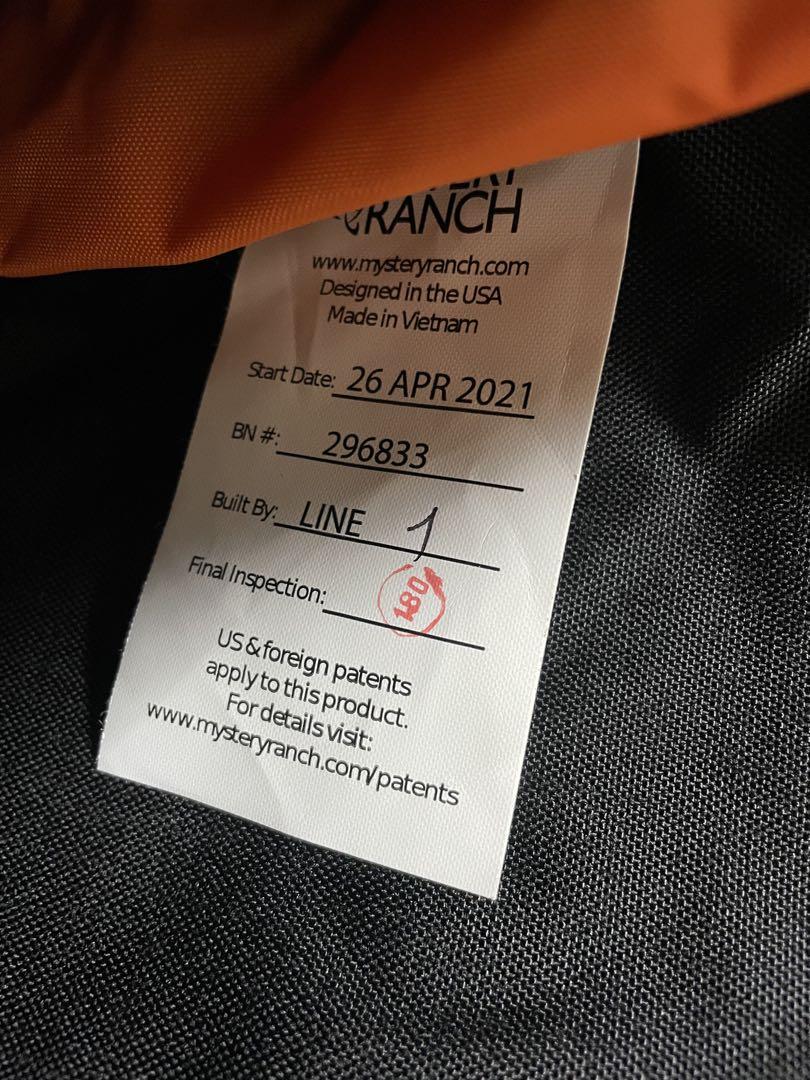MYSTERYRANCHミステリーランチ3wayバックパックショルダーベルト無し