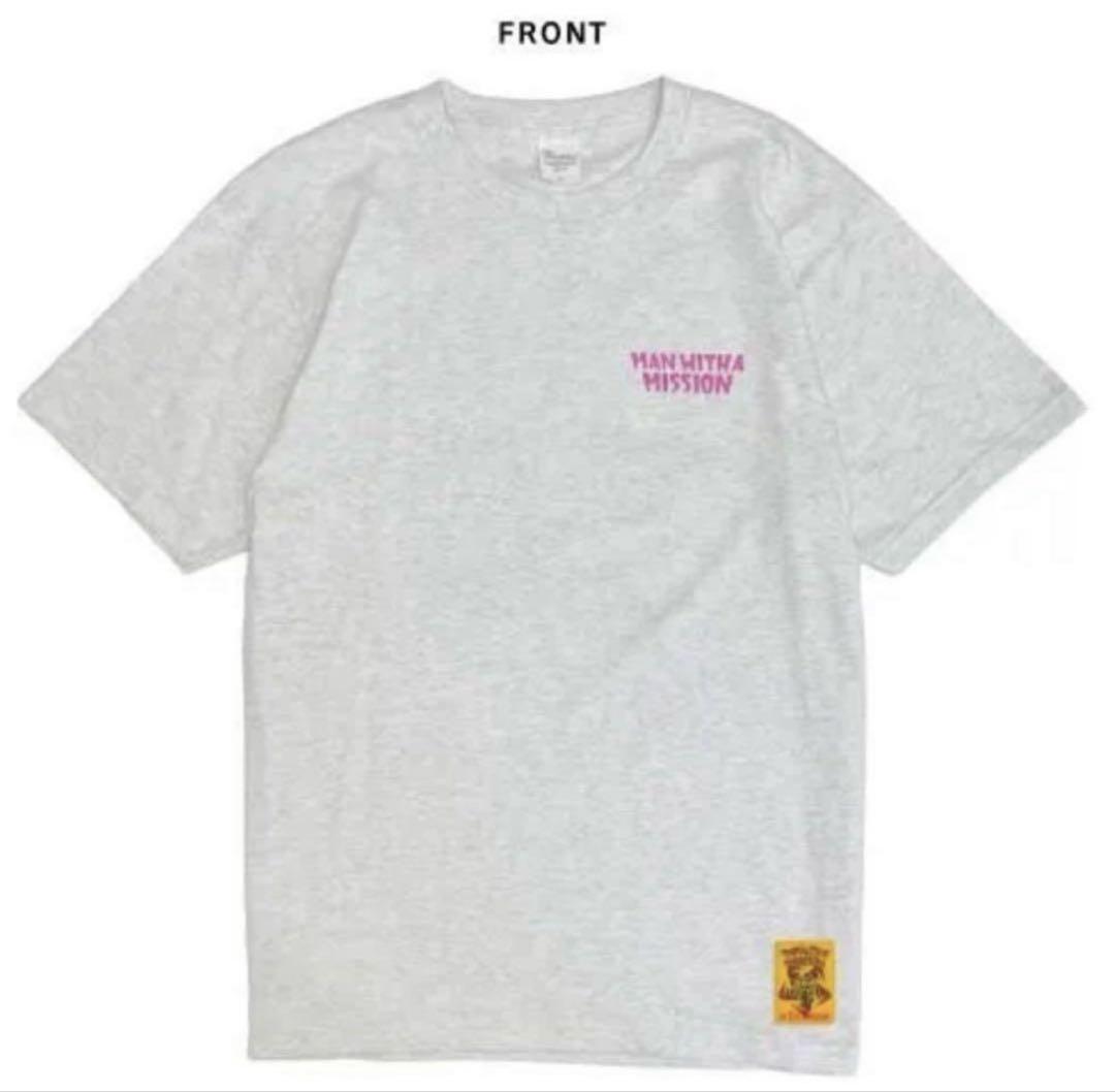MAN WITH A MISSION　15th AnnivロゴTシャツ　XL