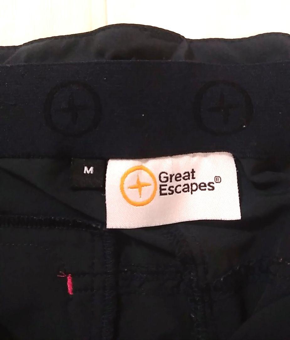 新品】Great Escapes 速乾性 スリムフィット サマーパンツ 黒 M