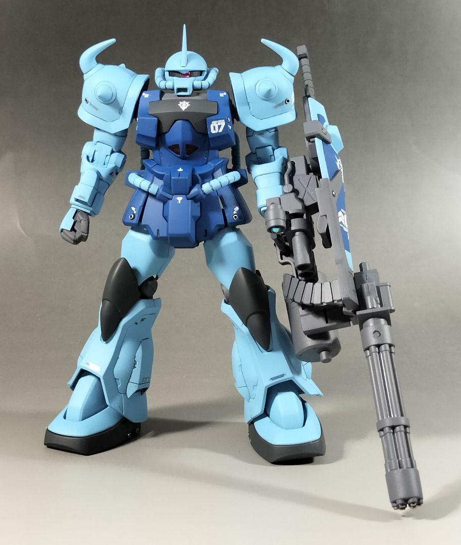 HG HGUC 1/144 グフカスタム 改修 全塗装 完成品
