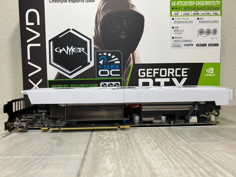 玄人志向 RTX2070SUPER ホワイト 中古・動作確認済み（No.65）