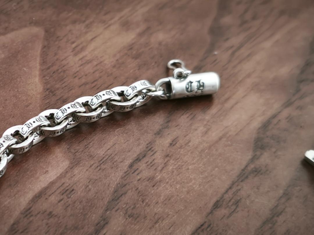 925シルバー製 ペーパーチェーン ブレス18cm PAPER CHAIN