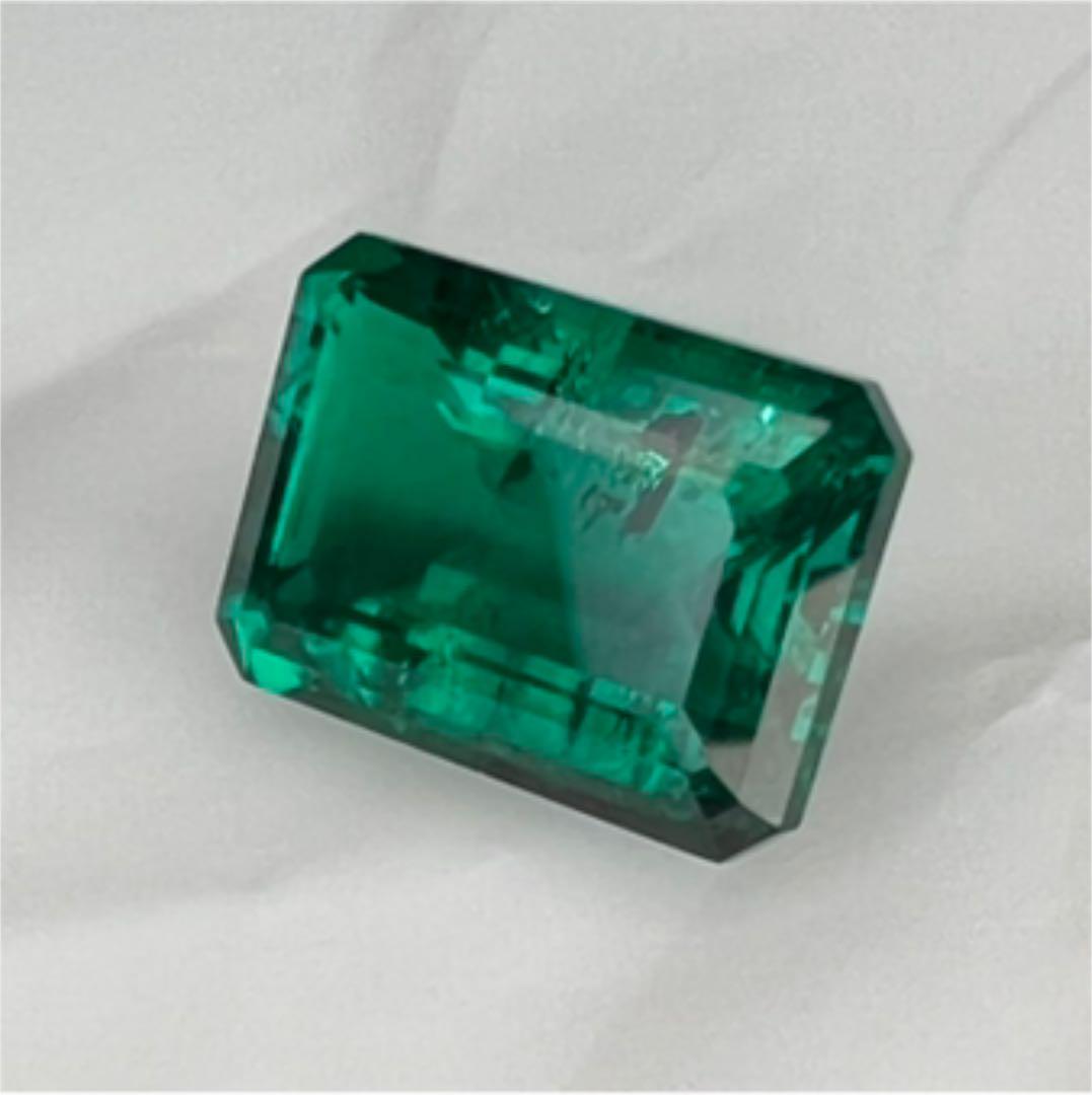 最安値好評 ビビッドグリーン 大粒約3ct オーダージュエリー GXS36-m33569632602 再結晶エメラルド 相当 定番NEW